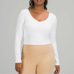 LULULEMON ALIGN LONG SLEEVE SHIRT SIZE 2